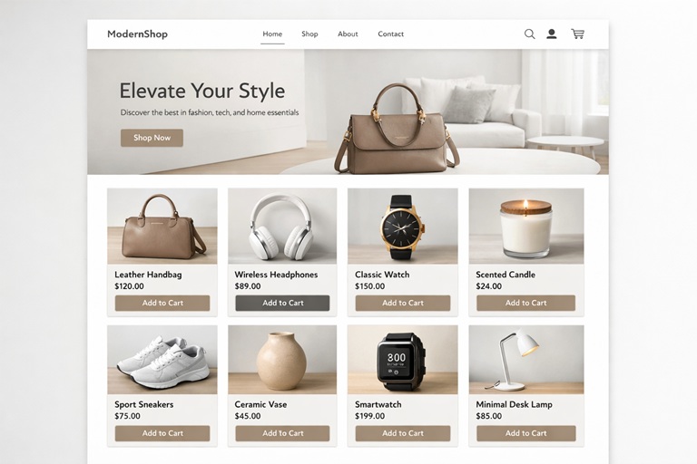 E-commerce Store Example